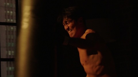 Brian Tee in Chicago Med (2015-2022) Sexy Shirtless Boxing Night 49113