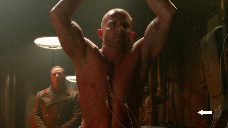 Legends of Tomorrow's Sexiest Scenes with Dominic Purcell. Shirtless, chained up, electrodes. 49446