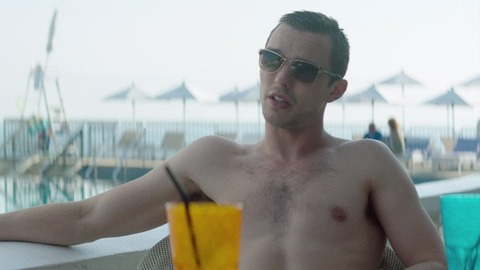 Nicholas Hoult in Kill Your Friends (2015) Shirtless 54418