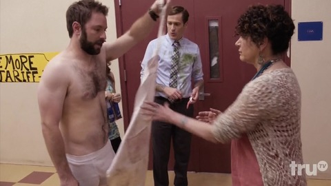 Adam Cayton-Holland in Those Who Can't (2016-2019) Bulge Sexy Shirtless Underwear 49737