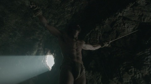 Hottest Gustaf Skarsgård Scene in Vikings. Bulge, Shirtless. 58604