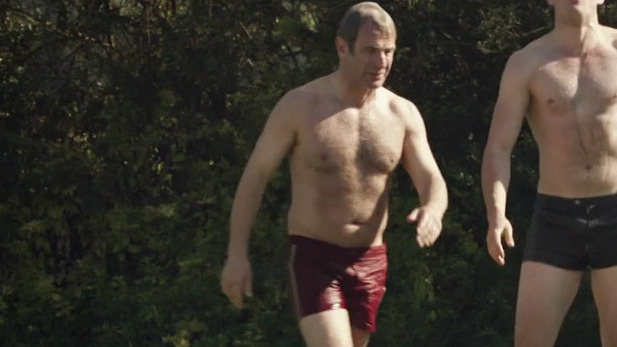 Hottest Robson Green Scene in Grantchester. Bathing Suit, Sexy, Shirtless. 49988