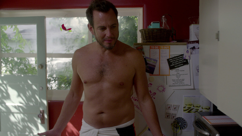 Hottest Will Arnett Scene in Flaked. Shirtless. 70394