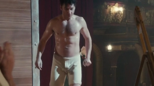 Sexiest Michael Weston Scene in Houdini & Doyle. Bulge, Sexy, Shirtless. 50545