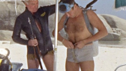 Gert Van den Bergh in Code 7, Victim 5 (1964) Bathing Suit Sexy Shirtless 51046