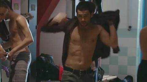 Sexiest Nicolas Cazalé Scene in Match Day. Sexy, Shirtless. 51655