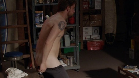 Jake Weary Naked in Animal Kingdom. Butt, Shirtless, covering up, pulling up underwear. 83959