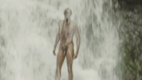 Djédjé Apali Nude in Palm Trees in the Snow. Penis, Shirtless. 52030