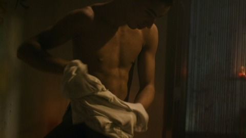 Aboubakr Bensaïhi in Black (2015) Sexy Shirtless 52473