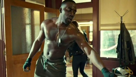 Shamier Anderson in Wynonna Earp (2016-2021) Sexy Shirtless Athletic Dog Tags 52915