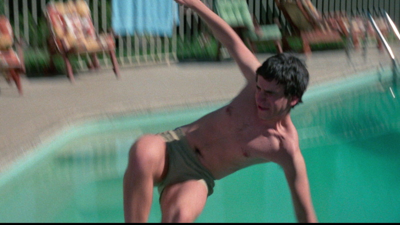 Sexiest Scenes of Mark 'Rat' Ratner from Fast Times at Ridgemont High. Bathing Suit, Shirtless, pushed in pool, sfw. 53333