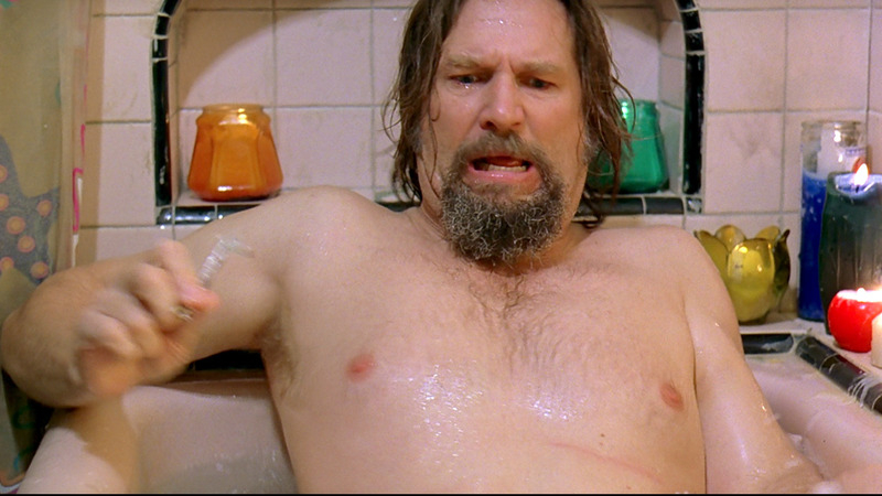 Hottest Jeff Bridges Scene in The Big Lebowski. Sexy, Shirtless. 53366