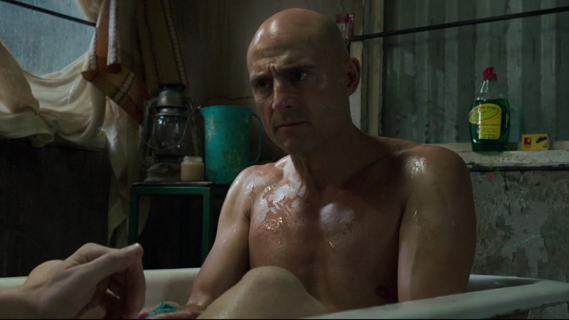 Sexiest Mark Strong Scene in The Brothers Grimsby. Shirtless. 54067