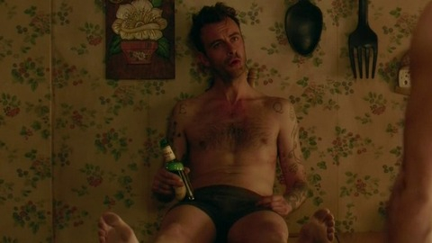Joseph Gilgun in Preacher (2016-2019) Shirtless Underwear Beer Black Underwear 56034