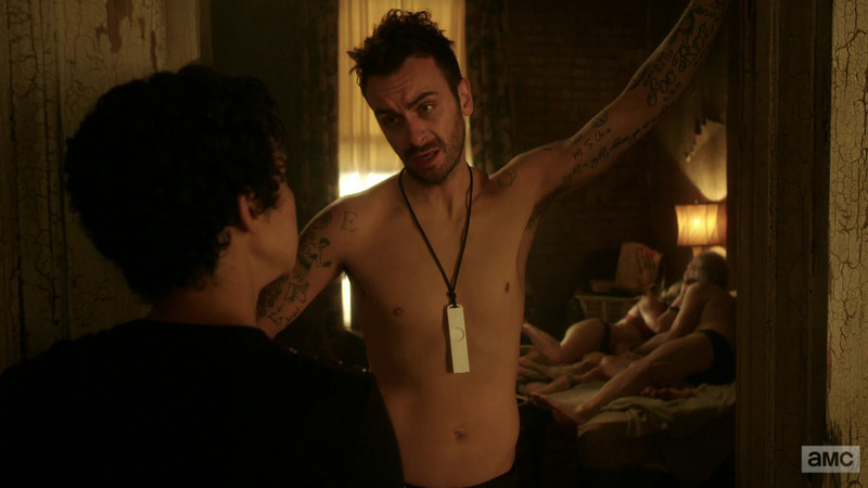 Preacher's Sexiest Scenes with Joseph Gilgun. Shirtless, answering door, bedroom. 73302