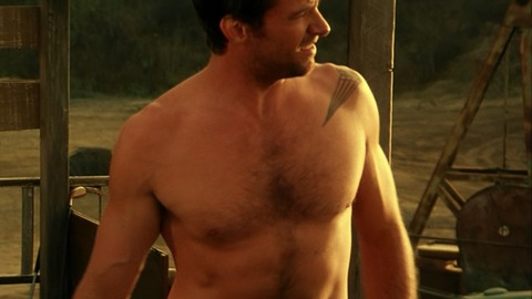 Sexiest Hugh Jackman Scene in Swordfish. Shirtless. 55621