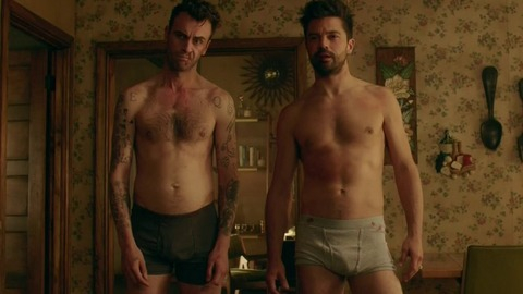 Dominic Cooper in Preacher (2016-2019) Bulge Shirtless Underwear 56033
