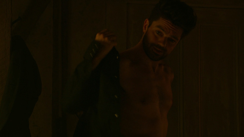 Hottest Dominic Cooper Scene in Preacher. Shirtless. 83456