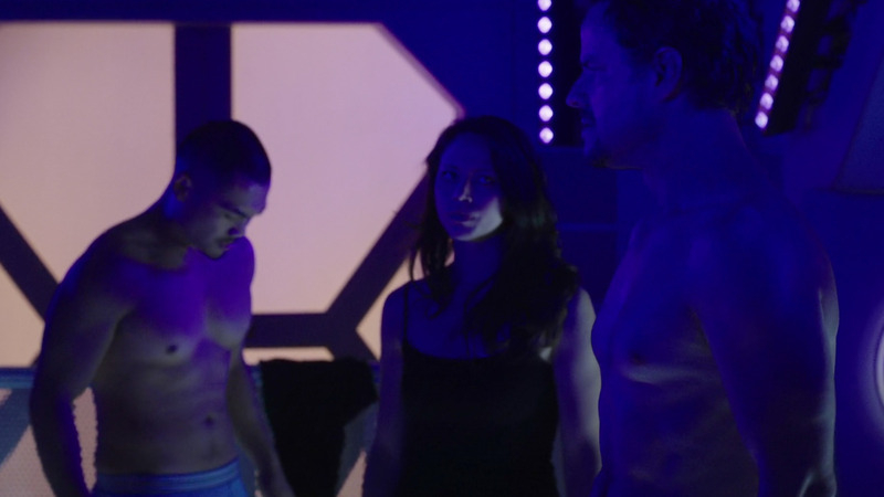 Sexiest Scenes of Three from Dark Matter. Sexy, Shirtless. 56153