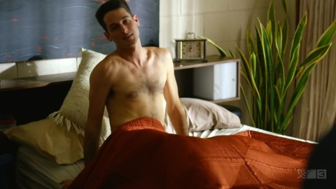 Tama Jarman in Westside (2015-2018) Sexy Shirtless Bedroom In Bed 56355