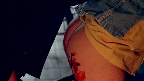 Jody Pucello Naked in She Kills. Butt, blood, blood on butt. 197569