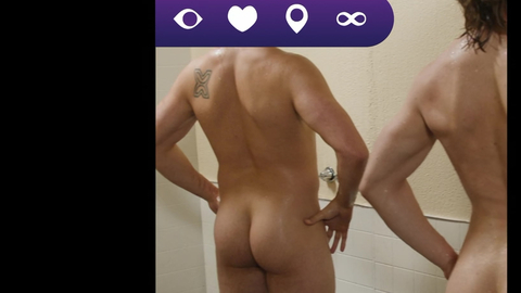 Andrew Herr Naked as Jonesy. Butt, Shirtless, shower, social media. 167703