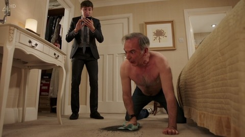 Friday Night Dinner's Sexiest Scenes with Paul Ritter. Shirtless. 57432