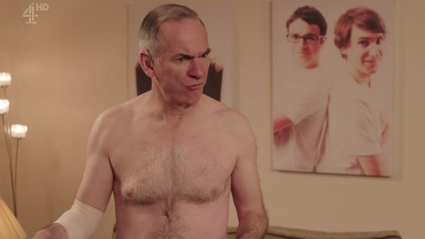 Hottest Paul Ritter Scene in Friday Night Dinner. Shirtless. 82814