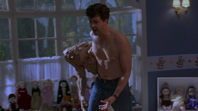 Hottest Kevin Van Hentenryck Scene in Basket Case 3: The Progeny. Shirtless. 57770