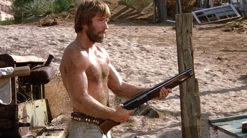Sexiest Chuck Norris Scene in Lone Wolf McQuade. Sexy, Shirtless. 57937