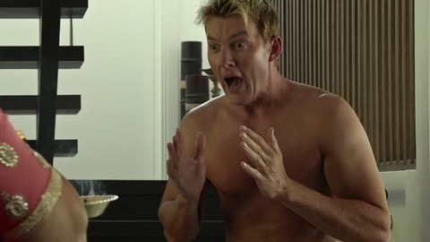 Sexiest Brett Lee Scene in UNindian. Shirtless. 58021