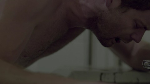 Sexiest Lindsay Farris Scene in Observance. Shirtless. 58207