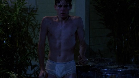 Sexiest Henry Thomas Scene in Psycho IV: The Beginning. Bulge, Sexy, Shirtless, Underwear. 58285