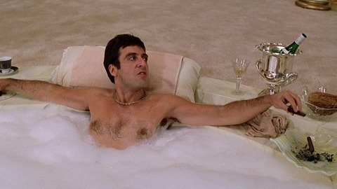 Hottest Al Pacino Scene in Scarface. Sexy, Shirtless. 58580