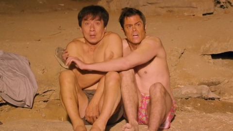 Johnny Knoxville in Skiptrace (2016) Shirtless Underwear 58975