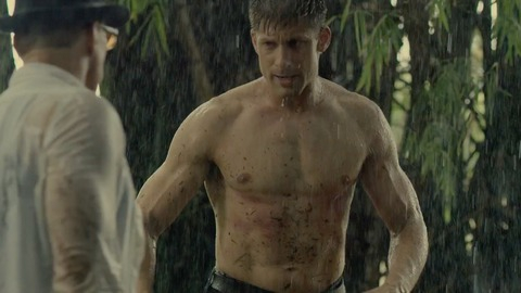 Hottest Alain Moussi Scene in Kickboxer: Vengeance. Sexy, Shirtless. 59042
