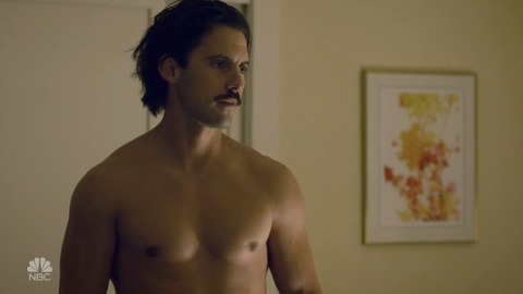 This Is Us's Sexiest Scenes with Milo Ventimiglia. Sexy, Shirtless, dark hair, mustache. 62850