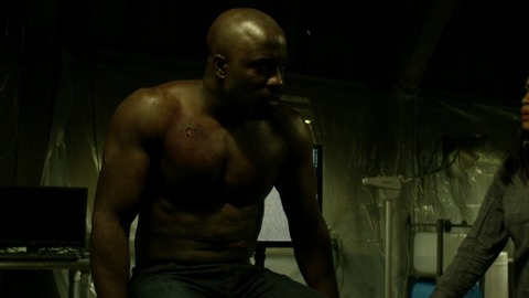 Mike Colter in Marvel's Luke Cage (2016-2018) Shirtless 60106