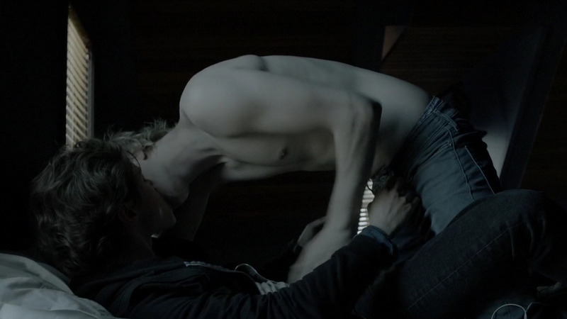 Sexiest James Paxton Scene in Eyewitness. Gay, Shirtless. 60871