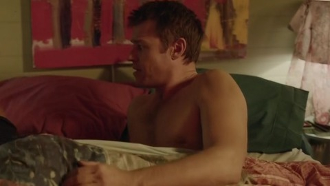 Rodger Corser in Doctor Doctor (2016-2018) Shirtless Bedroom In Bed 61348