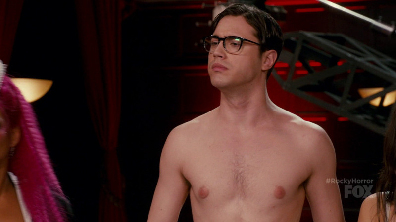 Sexiest Scenes of Brad Majors from The Rocky Horror Picture Show: Let's Do the Time Warp Again. Sexy, Shirtless. 61097