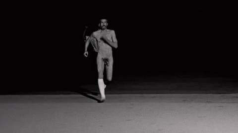 Rick Rosner Naked as Nude streaker. Balls, Penis, Shirtless. 61359