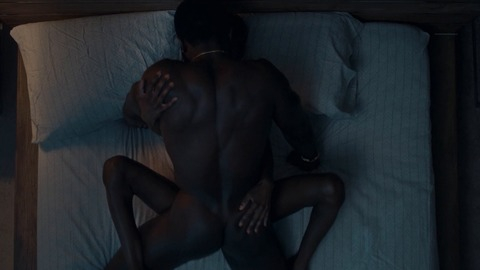 Y'lan Noel Nude as Daniel King. Butt, Sexy, Shirtless, Straight, bed, man on top. 84620