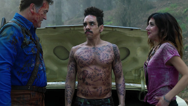Sexiest Ray Santiago Scene in Ash vs Evil Dead. Shirtless. 63373