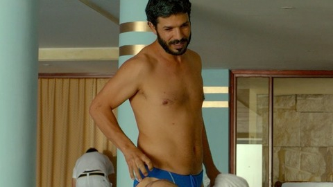 Roy Assaf in The Kind Words (2015) Bathing Sexy Shirtless Suit 61619