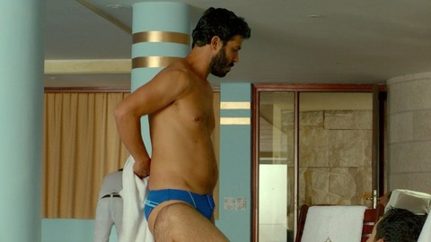 Roy Assaf in The Kind Words (2015) Bathing Shirtless Suit 61620