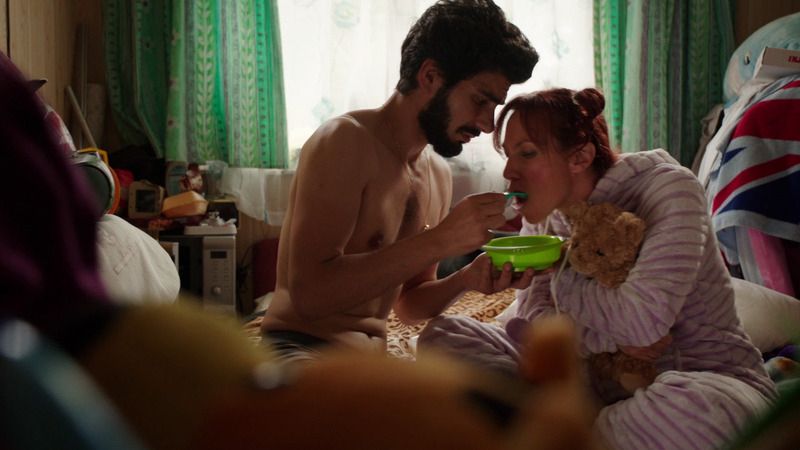 Hottest Akin Gazi Scene in Chewing Gum. Shirtless, Straight. 62270