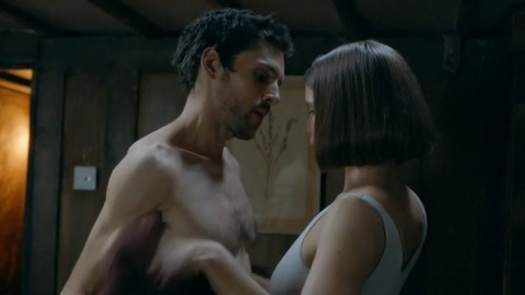 Hottest Colin Morgan Scene in Humans. Sexy, Shirtless, Straight. 62756