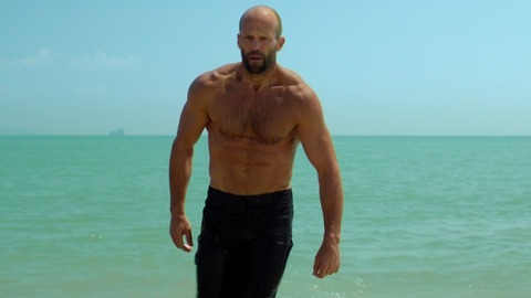 Sexiest Jason Statham Scene in Mechanic: Resurrection. Bathing Suit, Sexy, Shirtless. 62803