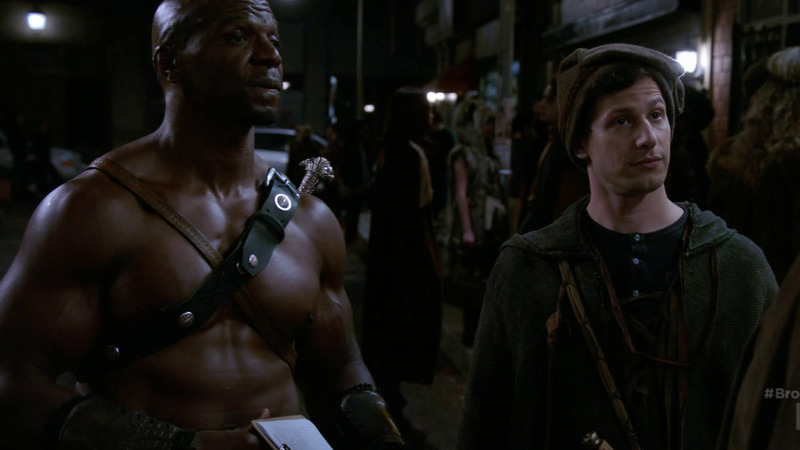 Hottest Terry Crews Scene in Brooklyn Nine-Nine. Shirtless, bald, cosplay. 62846